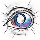 Eye tattoo design idea