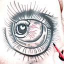 Eye tattoo design idea