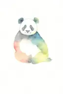 panda tattoo design idea