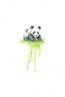 panda tattoo design idea