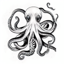 Octopus tattoo design idea