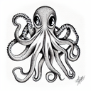Octopus tattoo design idea