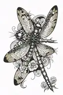 dragonfly tattoo design idea