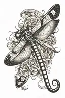 dragonfly tattoo design idea