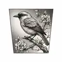 bird tattoo design idea