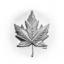 Maple Leaf tattoo design idea