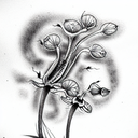 Venus flytrap tattoo design idea