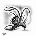 Venus flytrap tattoo design idea