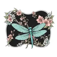 dragonfly tattoo design idea