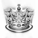 King's Crown tattoo design idea