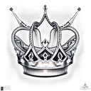King's Crown tattoo design idea