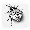 Ladybug tattoo design idea