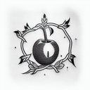 Cherry tattoo design idea