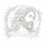 jesus tattoo design idea