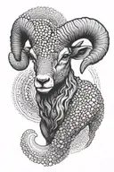 aries tattoo design idea