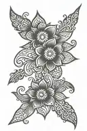 henna tattoo design idea