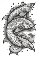 aquarius tattoo design idea