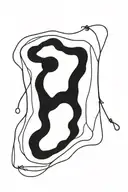 necklace tattoo design idea