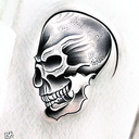 Skull tattoo design idea