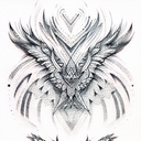 Griffin tattoo design idea