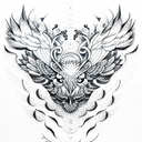 Griffin tattoo design idea