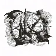 nautical tattoo design idea