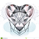 Crying Heart tattoo design idea