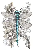 dragonfly tattoo design idea