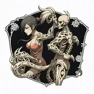 spinal tattoo design idea