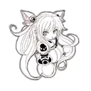 Cherry tattoo design idea