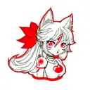 Cherry tattoo design idea