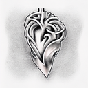 Heart tattoo design idea