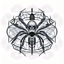 Spider tattoo design idea