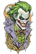joker tattoo design idea