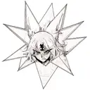 Triangle tattoo design idea