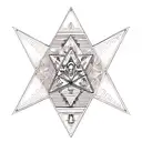 Triangle tattoo design idea