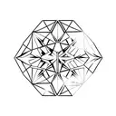 Diamond tattoo design idea