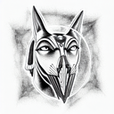 Anubis tattoo design idea