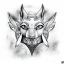 Anubis tattoo design idea