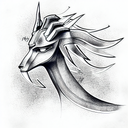 Anubis tattoo design idea