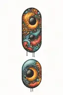 semicolon tattoo design idea