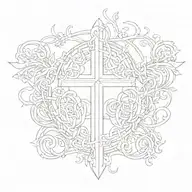 christian tattoo design idea