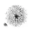 Dandelion tattoo design idea