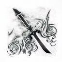 Sword tattoo design idea