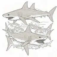 shark tattoo design idea