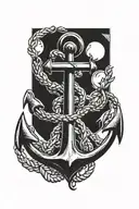 anchor tattoo design idea