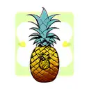 Pineapple tattoo design idea