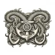 anchor tattoo design idea