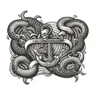 anchor tattoo design idea