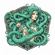 medusa tattoo design idea